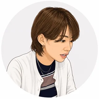 上田 千怜（似顔絵）